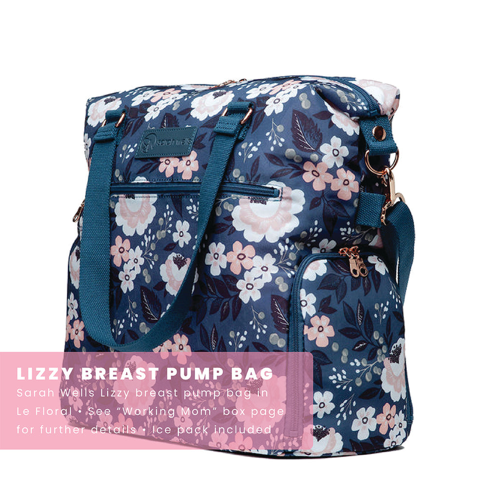 Sarah Wells Lizzy Breast Pump Bag in Le Floral